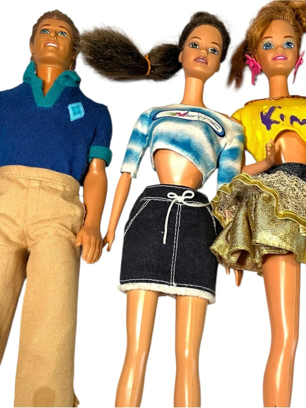Vintage Barbie Ken Doll Lot 90s Y2K Mattel Nsync Outfits As Is
